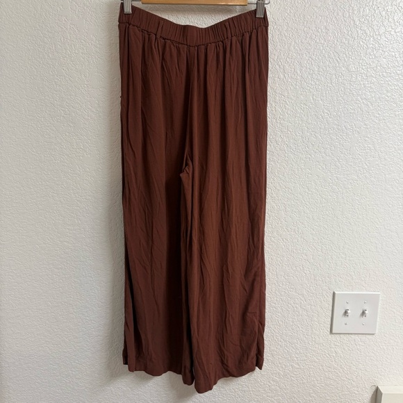 Wilfred Loose Flowy Brown Pants Size Small - Picture 2 of 5